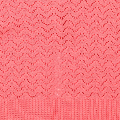 Womens UK Size L Elegant Pink Cardigan Jumper