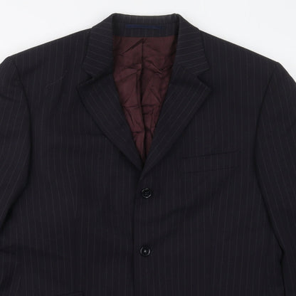 Mens UK Size 40 Jonathan Adams Regular Blue Suit Jacket
