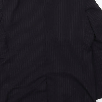 Mens UK Size 40 Jonathan Adams Regular Blue Suit Jacket