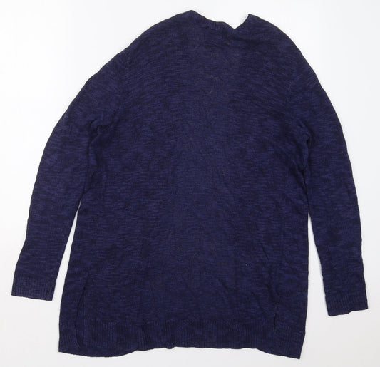Gap Womens Blue V-Neck  Cotton Cardigan Jumper Size S