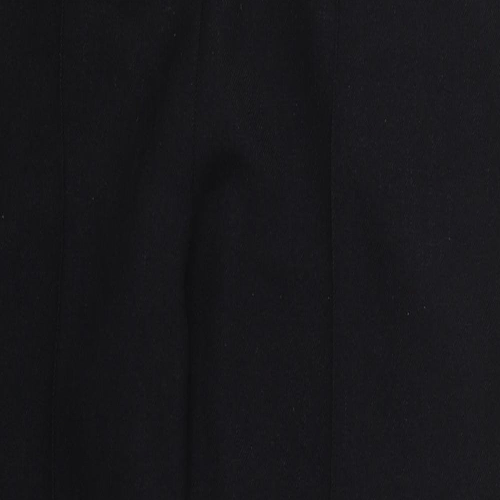 Womens UK Size 14 Papaya Regular Fit  Black Trousers