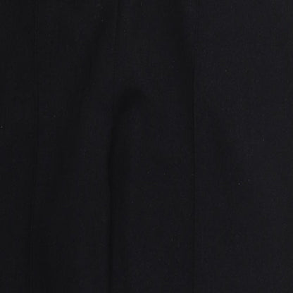 Womens UK Size 14 Papaya Regular Fit  Black Trousers