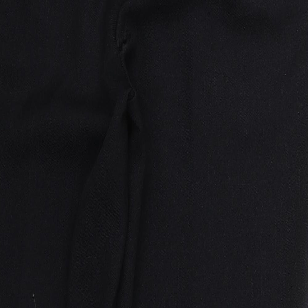 Womens UK Size 14 Papaya Regular Fit  Black Trousers