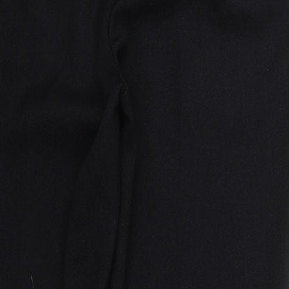 Womens UK Size 14 Papaya Regular Fit  Black Trousers