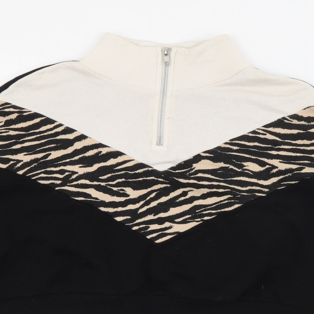 Womens UK Size XS H&M Black Pullover Jumper