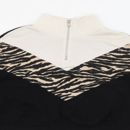 Womens UK Size XS H&M Black Pullover Jumper