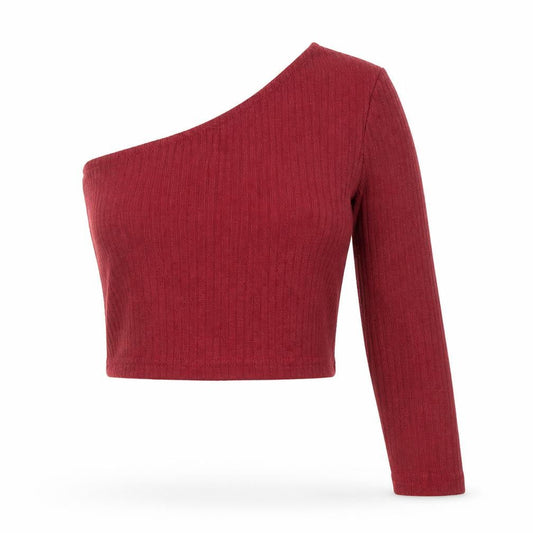 Womens UK Size S SheIn Red Pullover Jumper