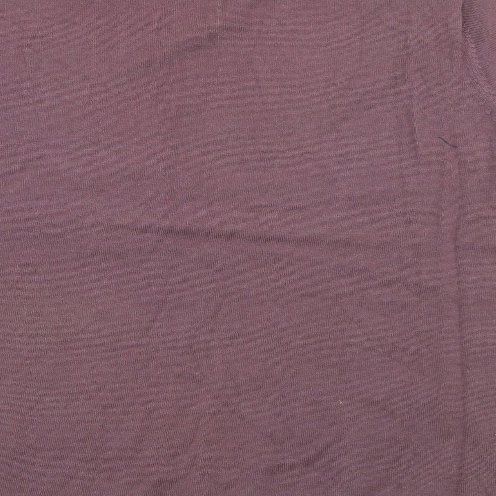 your 6th sense  Womens Purple Round Neck  Cotton Pullover Jumper Size M