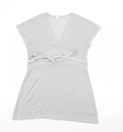 Womens UK Size 14 New Look Grey Pullover Jumper