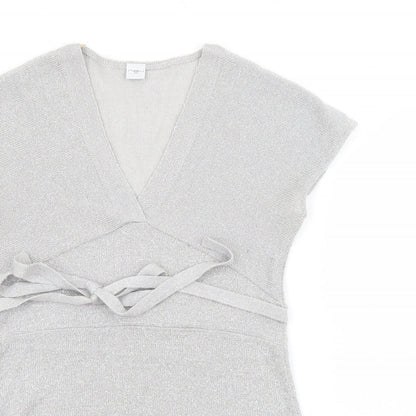 Womens UK Size 14 New Look Grey Pullover Jumper