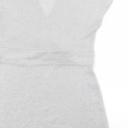 Womens UK Size 14 New Look Grey Pullover Jumper