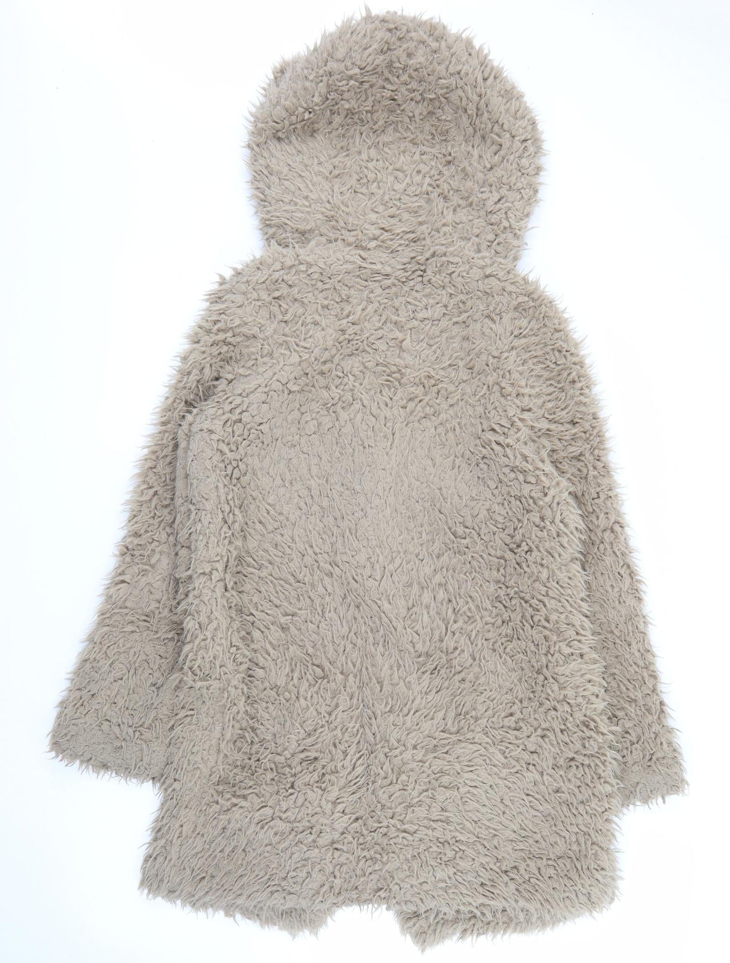 Womens UK Size M Zara Brown Overcoat