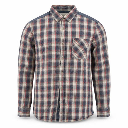 Mens UK Size L River Island Blue  Button-Up Long Sleeve Casual Shirt