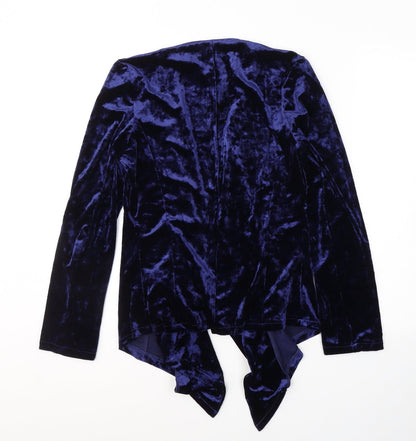 Avon Womens Blue V-Neck  Polyester Cardigan Jumper Size 10