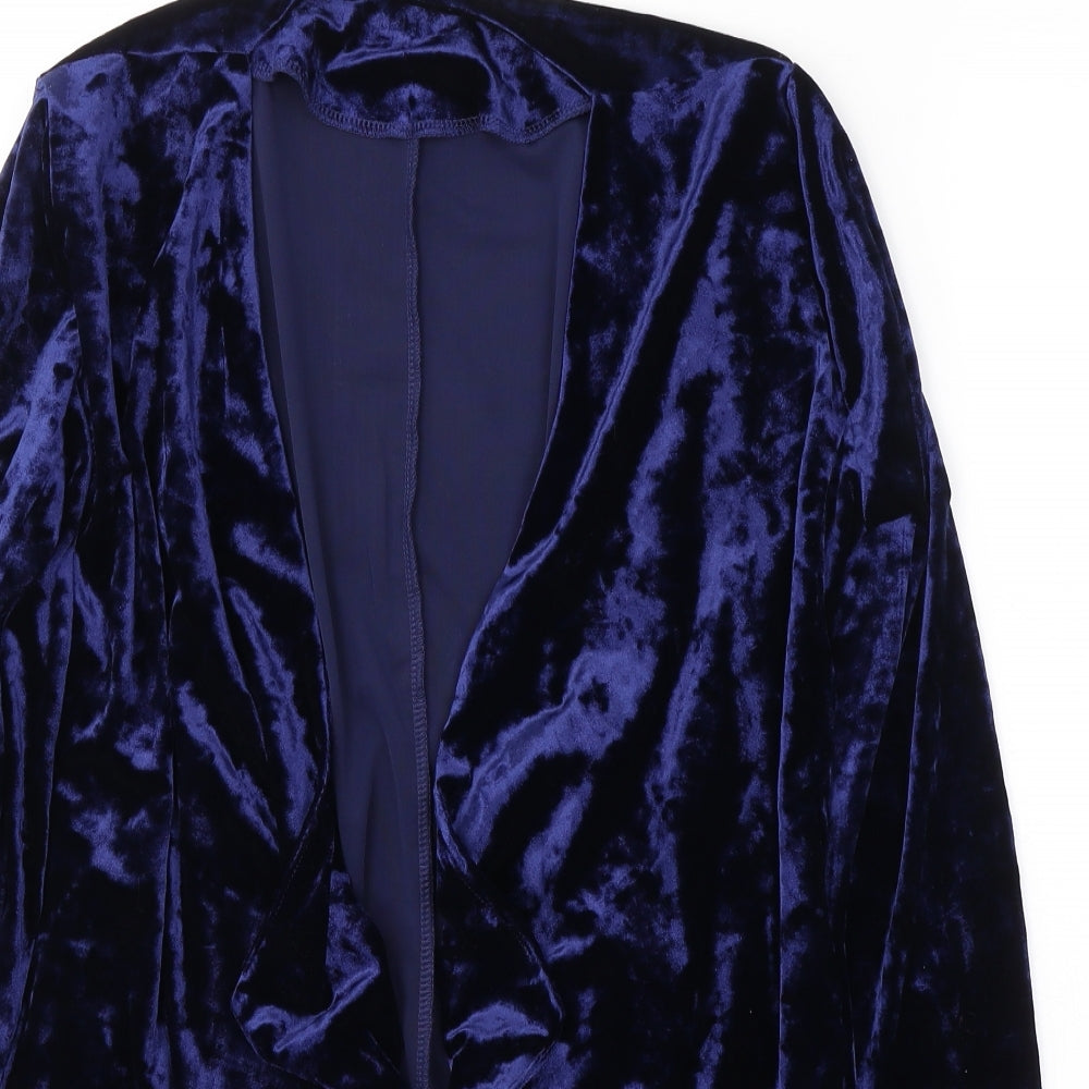 Avon Womens Blue V-Neck  Polyester Cardigan Jumper Size 10