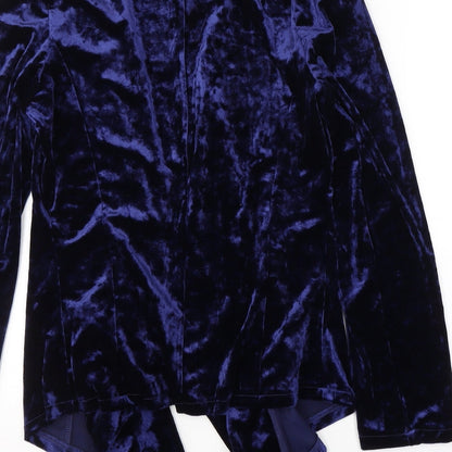 Avon Womens Blue V-Neck  Polyester Cardigan Jumper Size 10