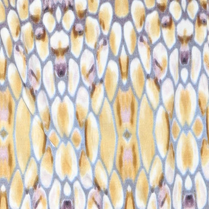 TU Womens Multicoloured Geometric Polyester Mini  Size 12  Boat Neck Pullover