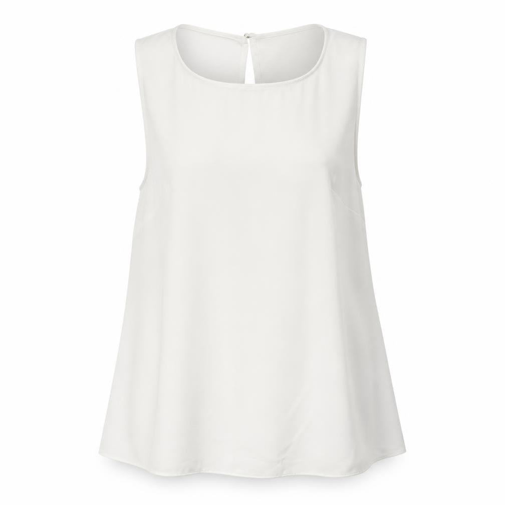 Womens UK Size 10 Primark White Basic Blouse