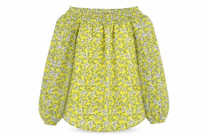 Womens UK Size 8 Papaya Yellow Basic Blouse