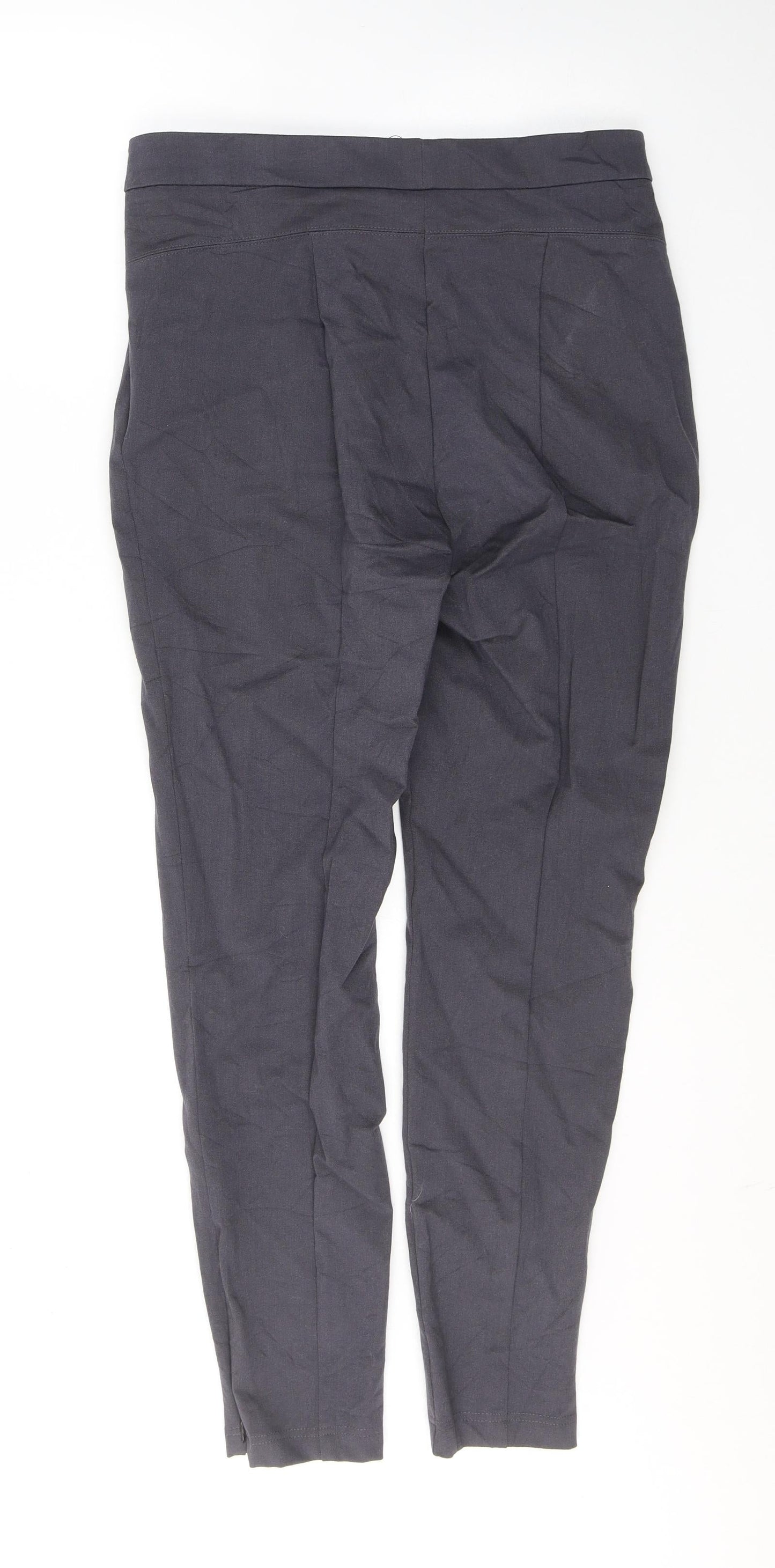 Womens UK Size 14 Marks and Spencer Regular Fit  Grey Trousers