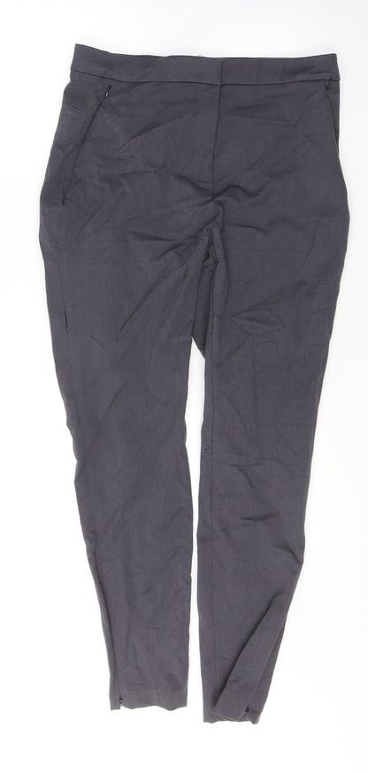 Womens UK Size 14 Marks and Spencer Regular Fit  Grey Trousers