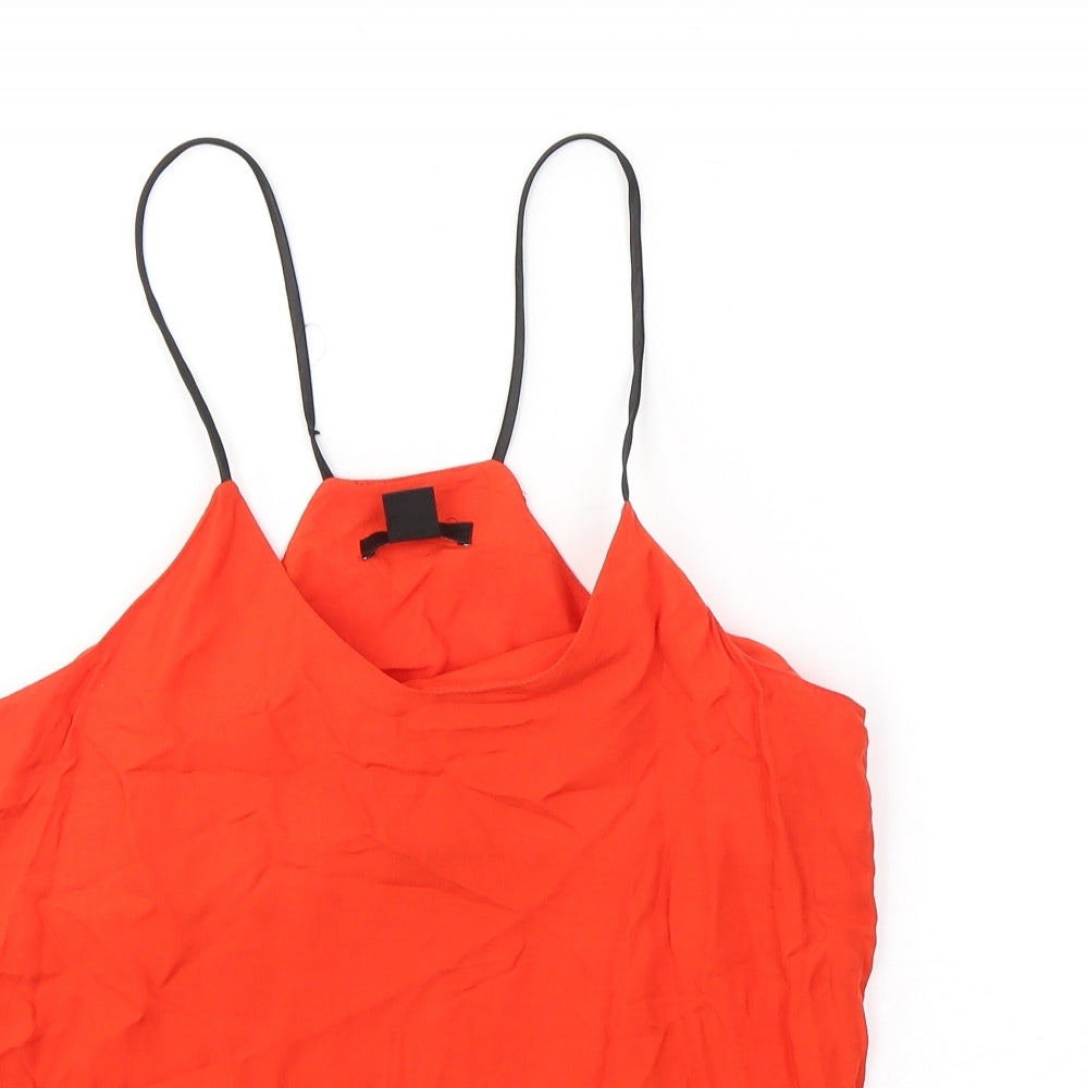 Womens UK Size 6 H&M Red Camisole Tank