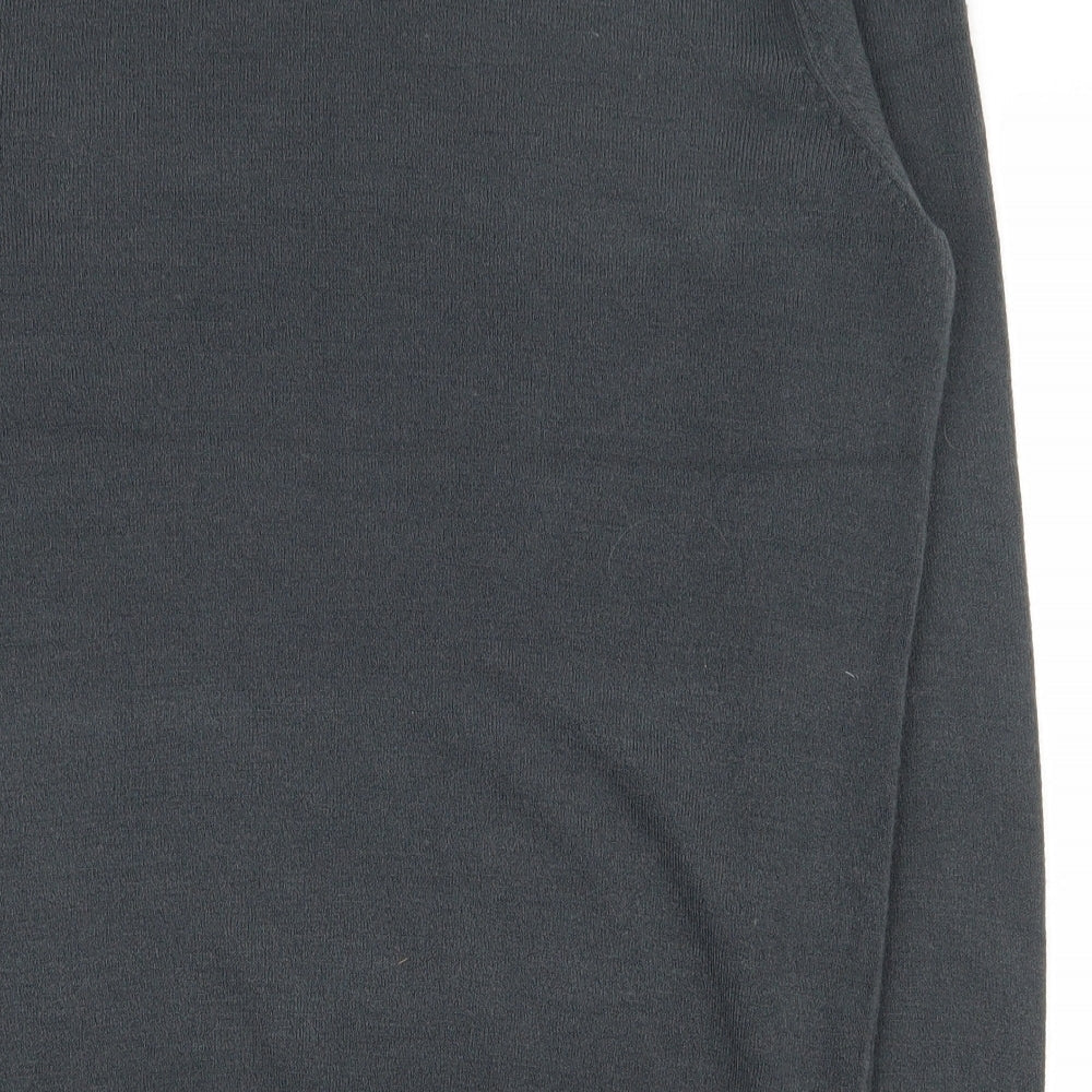 Originals Mens Grey V-Neck  Acrylic Pullover Jumper Size L