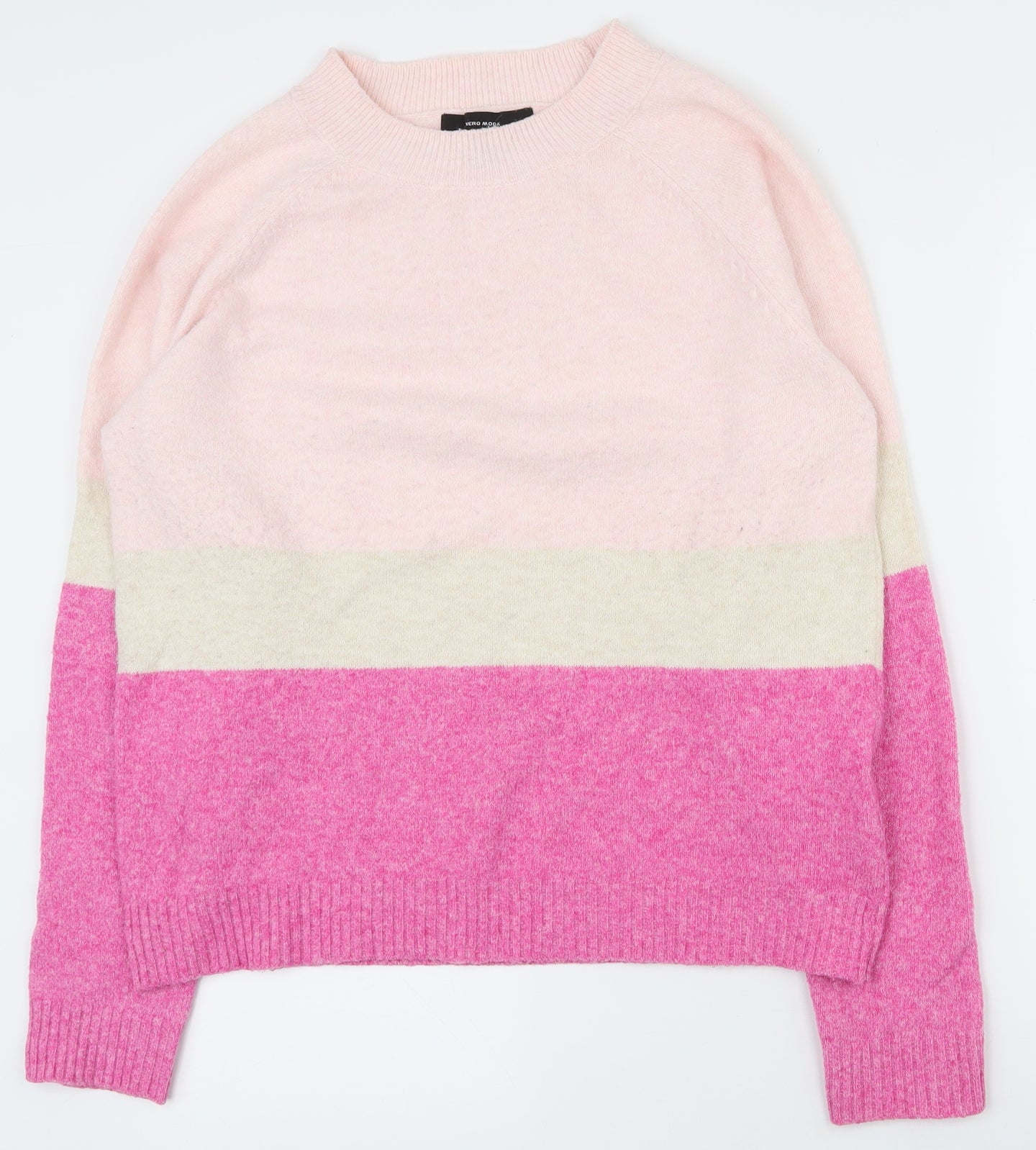 Womens UK Size M VERO MODA Multicoloured Pullover Jumper