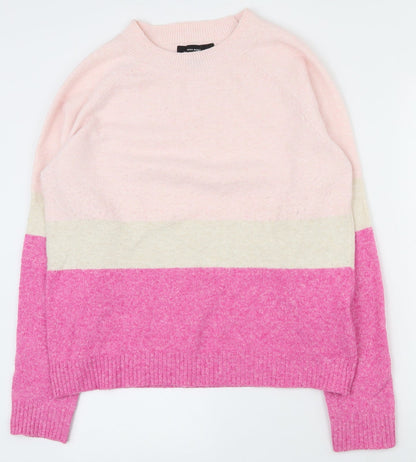 Womens UK Size M VERO MODA Multicoloured Pullover Jumper