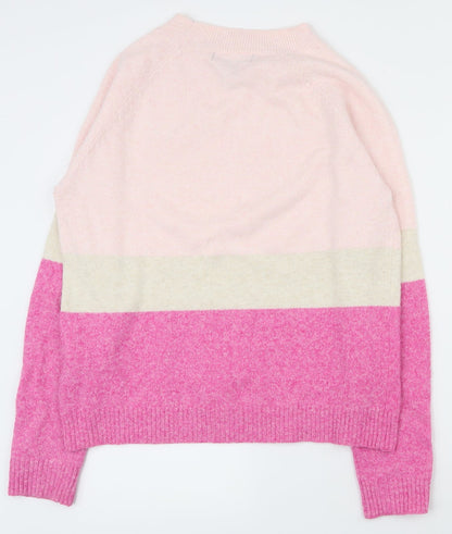 Womens UK Size M VERO MODA Multicoloured Pullover Jumper