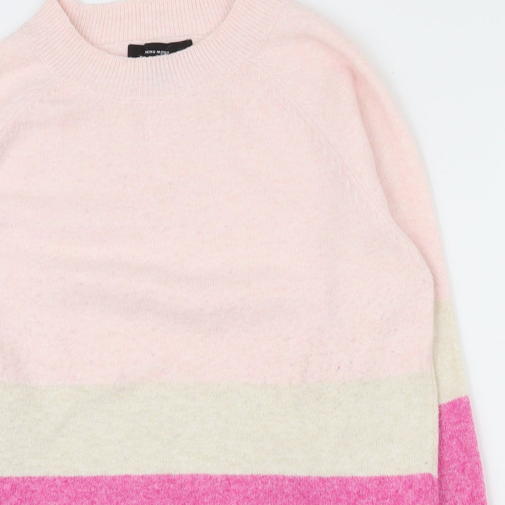 Womens UK Size M VERO MODA Multicoloured Pullover Jumper