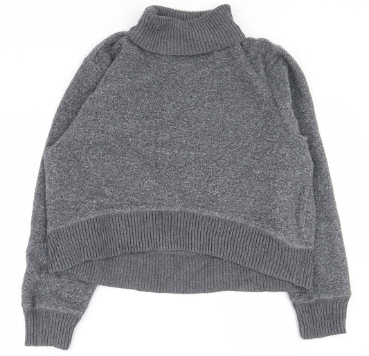 Womens UK Size S Zara Grey Pullover Jumper