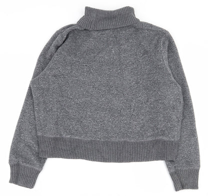 Womens UK Size S Zara Grey Pullover Jumper