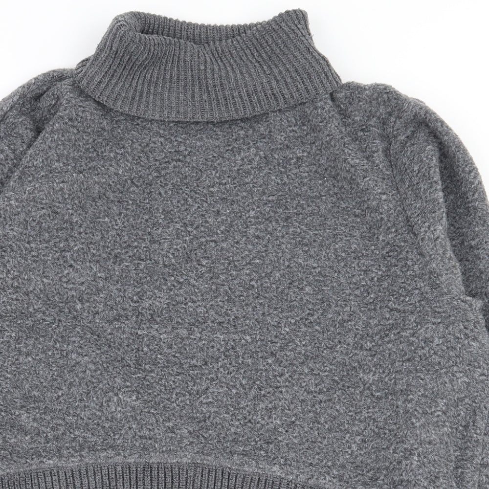 Womens UK Size S Zara Grey Pullover Jumper