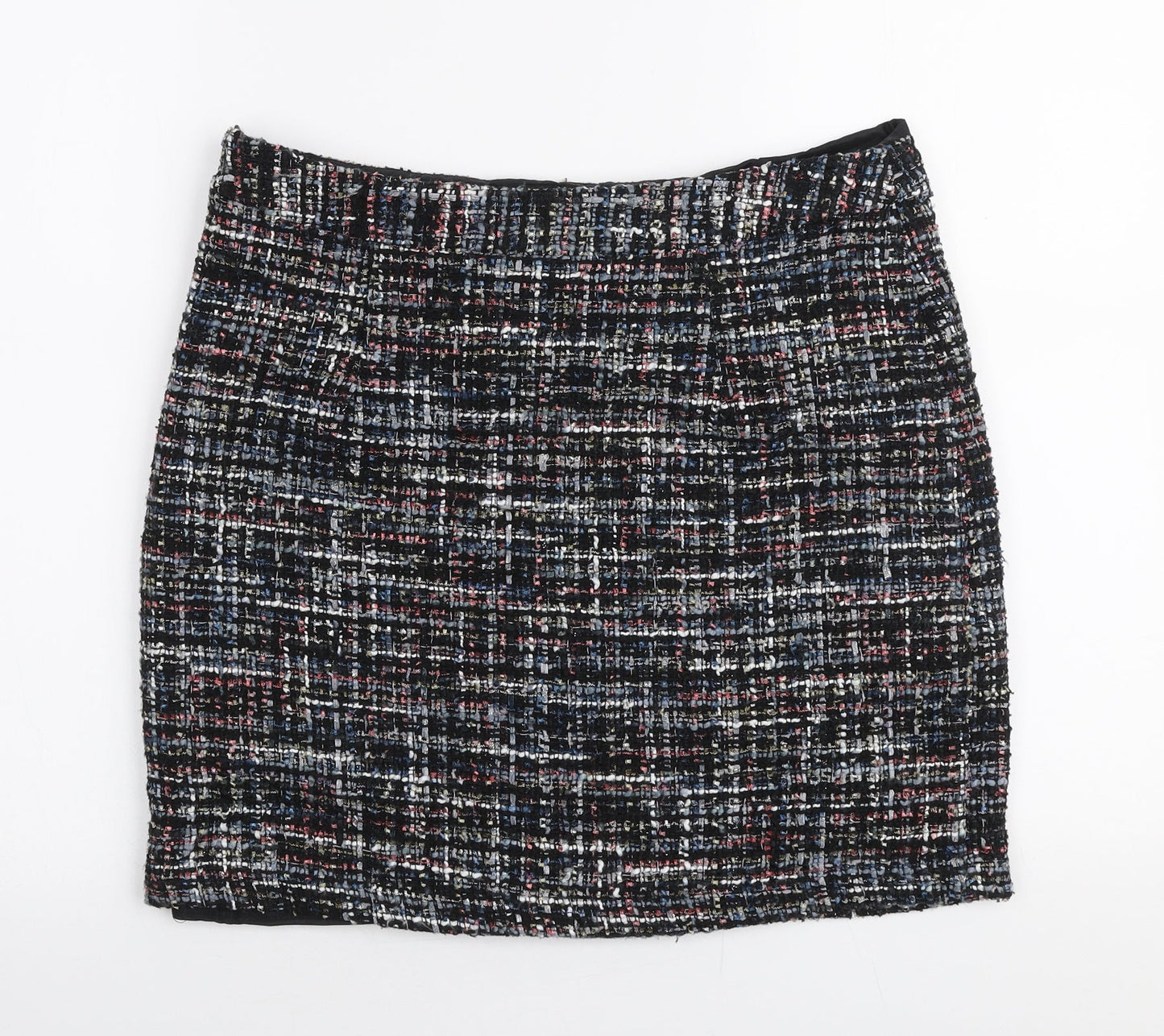 Papaya Womens Multicoloured  Polyester A-Line Skirt Size 12   Zip