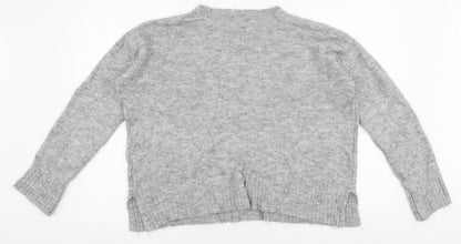 Womens UK Size S Lefties Grey Pullover Jumper