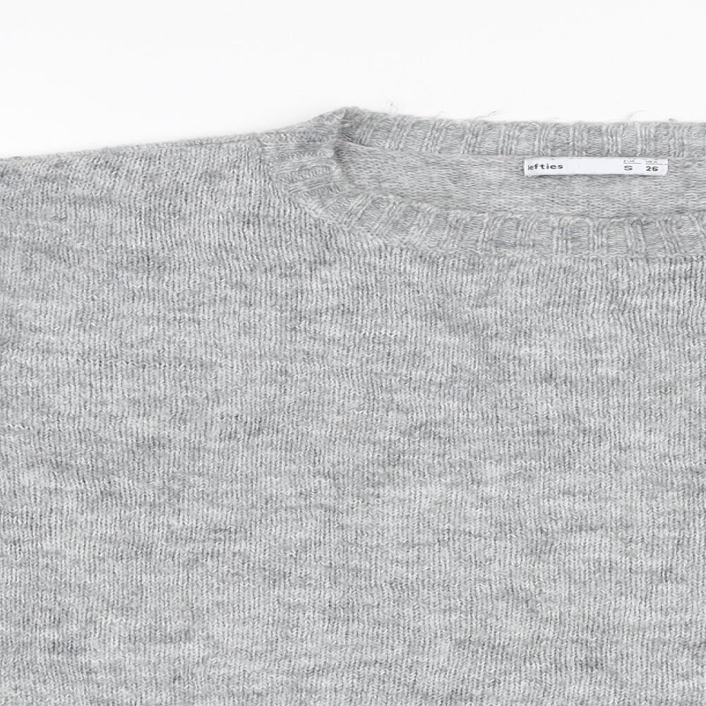 Womens UK Size S Lefties Grey Pullover Jumper