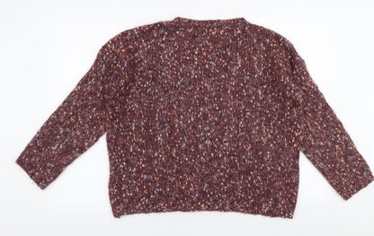 Womens UK Size 16 Marks and Spencer Red Pullover Jumper