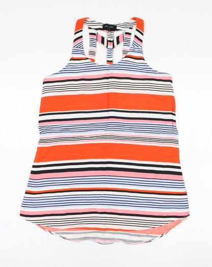 Womens UK Size 8 New Look Multicoloured Basic Tank