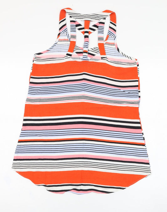 Womens UK Size 8 New Look Multicoloured Basic Tank