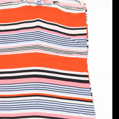 Womens UK Size 8 New Look Multicoloured Basic Tank