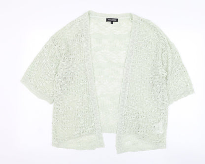 Womens UK Size 12 Debenhams Green Cardigan Jumper