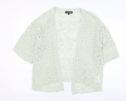 Womens UK Size 12 Debenhams Green Cardigan Jumper