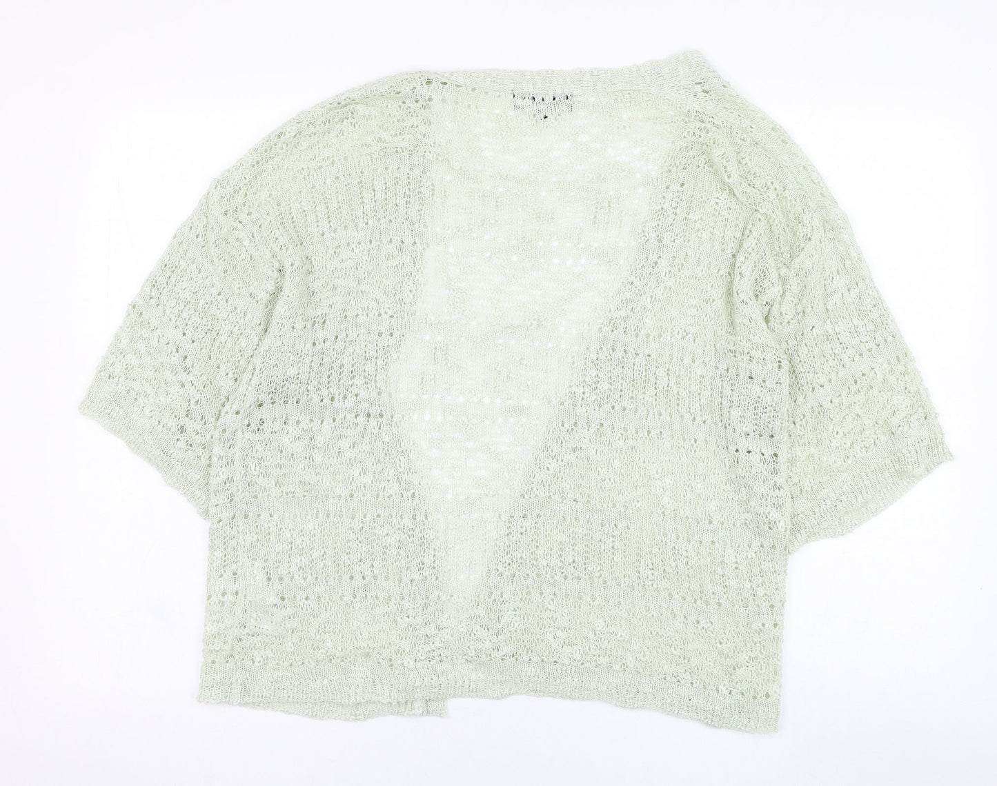 Womens UK Size 12 Debenhams Green Cardigan Jumper