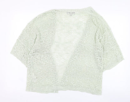 Womens UK Size 12 Debenhams Green Cardigan Jumper