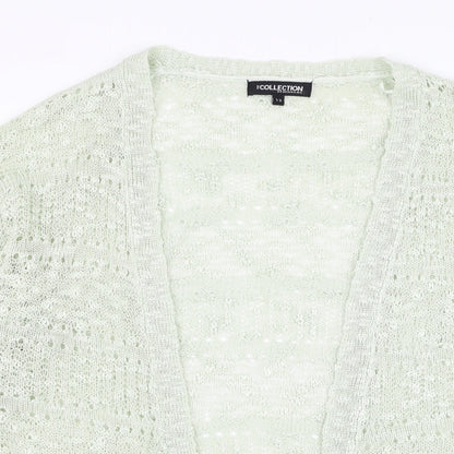 Womens UK Size 12 Debenhams Green Cardigan Jumper