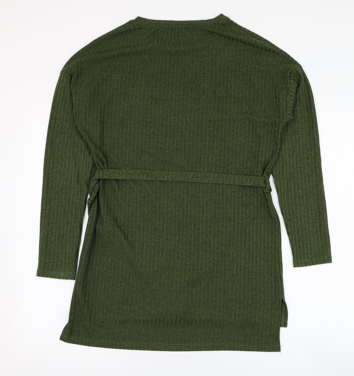 Womens UK Size 8 Papaya Green Pullover Jumper