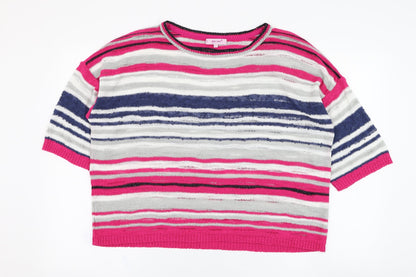 Womens UK Size L Marks and Spencer Pink Pullover Jumper