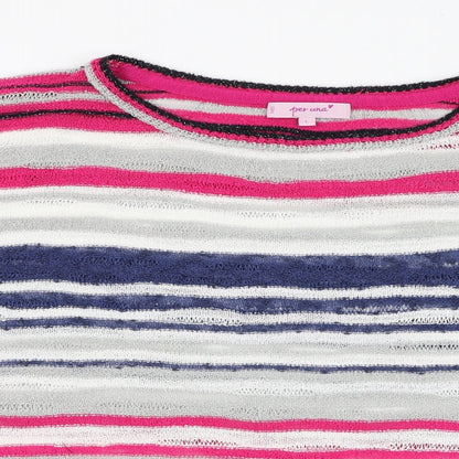 Womens UK Size L Marks and Spencer Pink Pullover Jumper