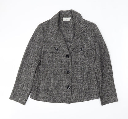 Womens UK Size 10 Isle Regular Grey Blazer